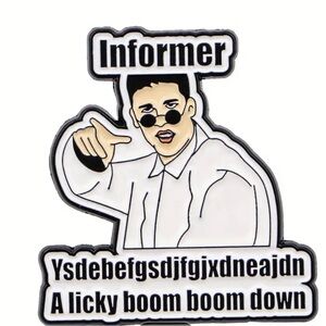 Canadian Rapper Snow, Informer Enamel Pin